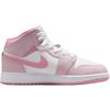 Jordan 1 Mid top Children's Basketball Shoes Pink Unisex DQ8423-600