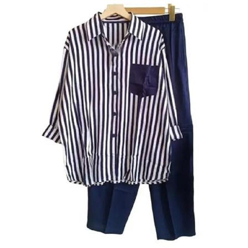 Модные весенне-осенние летние наряды женские спортивные костюмы женские комплекты из двух предметов шикарные элегантные женские комплекты из брюк и блузок