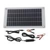 10W 18V/5V Solar Panel Dual USB Direct Current Outdoor Camping Hiking Cycling Power Bank Mobile Phone Emergency Charger Polycrystalline Solar