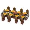 Игрушки из строительных блоков MOC Серия средневековой настольной мебели Модель Креативное украшение Игрушки для самостоятельной сборки Праздничные подарки для всех