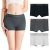 Carbinkoneer Boxer Sports Deep and Stretchy Women's Briefs, Underwear, Panties, Shorts, Cotton, Fit, Breathable,