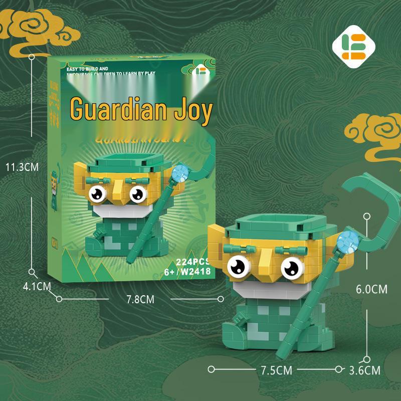 Trendy Anime Figurine Building Blocks Blind Box Toy - Compatible with LEGO, Ideal Gift for Elementary Students