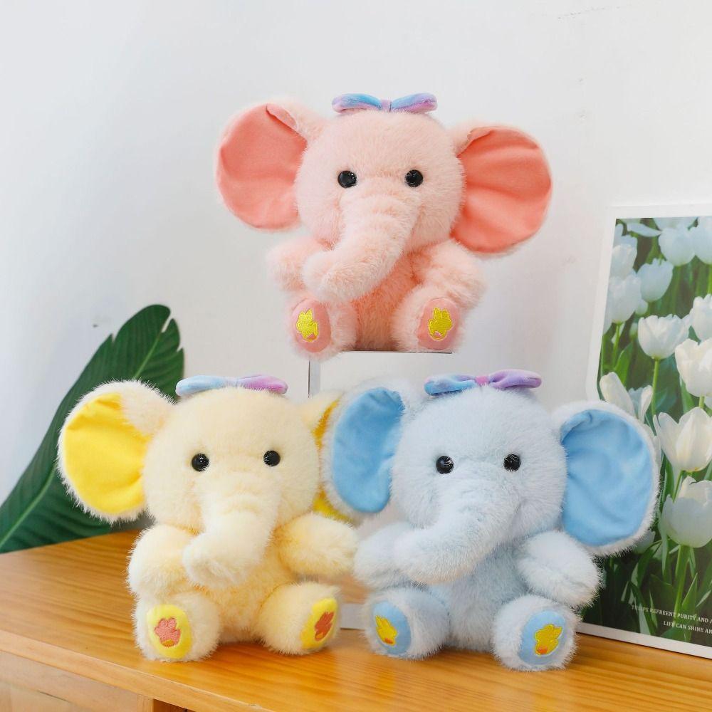 Plushie Elephant Plush Doll Gray Kawaii Animal Stuffed Toys Children's Toys