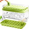 64 Grids Pressing The Ice Cube Mold PP Silicone Ice Box Refrigerator Storage of Ice Making Artifacts