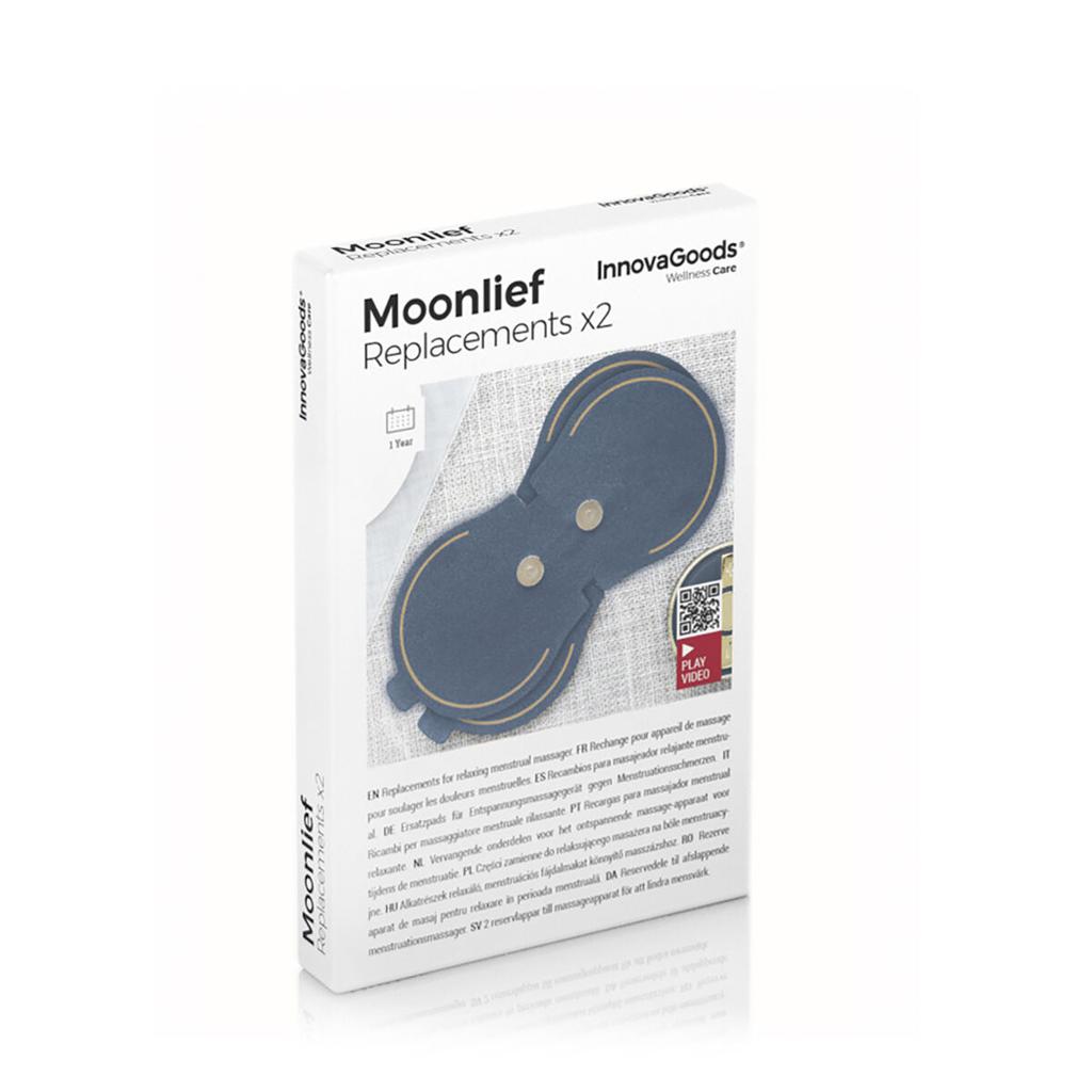 Сменные патчи для расслабляющего менструального массажера Moonlief InnovaGoods (Пакет из 2)