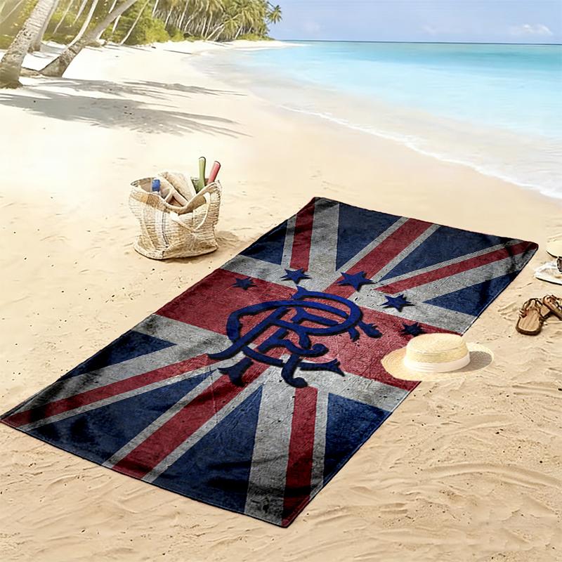 Rangers FC Beach Towel, Multi-purpose Beach Towel Perfect for Camping and Beach Vacations