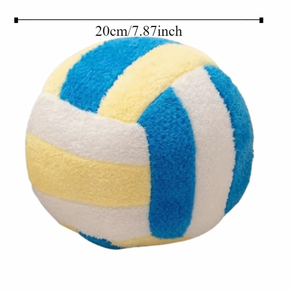 Ball Shape Volleyball Throw Pillow Stuffed Volleyball Plush Toy Kids Playing Supplies