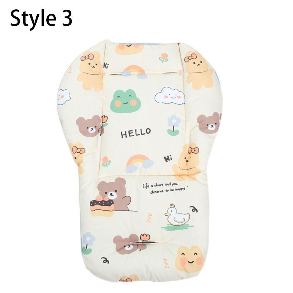 1Pcs Cartoon Pattern Stroller Cushion Pram Buggy Carriages General Mat Baby Stroller Seat Pad