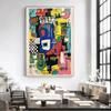 Граффити поп-арт абстрактные картины картины плакат на холсте современные настенные рисунки печать картина для гостиной украшения дома