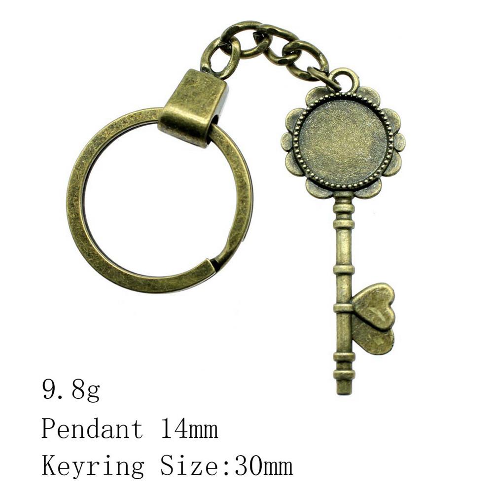 Брелок ко Дню святого Валентина, круглый стеклянный кабошон, подставка для ключей, брелки для ключей, принадлежности для творчества, цепочка для женщин