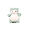 Cuddly Cartoon Snorlax Keychain Lavender And Blue Colors Soft Plush Material