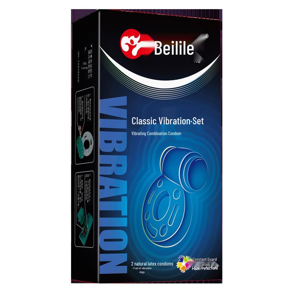 Bailile Prickly Silky Ribbed Condoms - Light & Thin 3D Texture for Adults