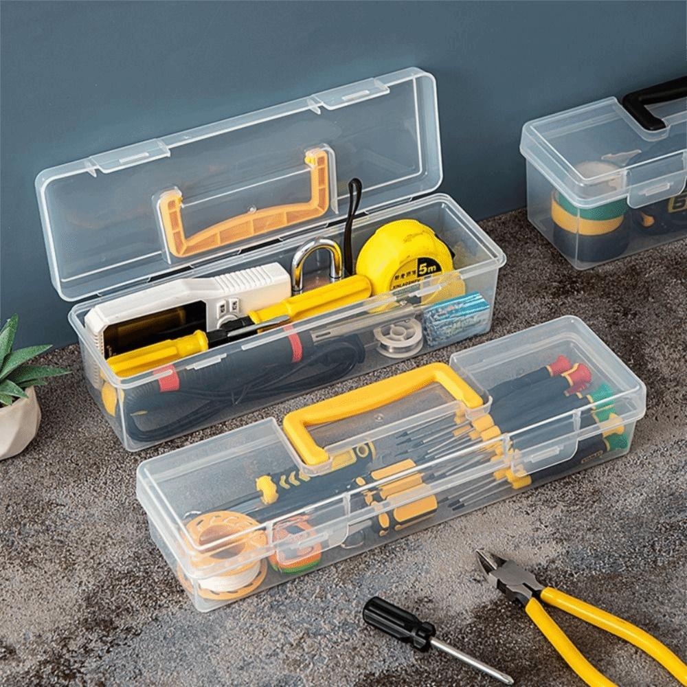 Transparent Storage Screw Box Impact-resistant Tool Storage Box Hardware Tool Box Organizer