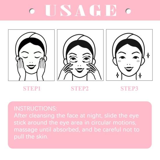 Крем-карандаш для глаз с ретинолом 3G уменьшает темные круги, тонкие линии и отечность, увлажняет и укрепляет кожу глаз