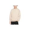 Nike Sportswear Club Fleece Logo Embroidered Crewneck Loose Fit Kids Tops Khaki FD2923126