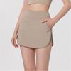 Cool Touch UV Protection Tennis Skirt Women Spring High Waist Slim Fit Sport Yoga With Back Pocket