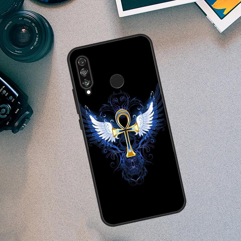 Египет Нефертити Анубис Анкх Для Huawei Nova 12i 12s 11i 7i 8i Y73 Y70 Y90 Y60 Y72 Y61 Y91 9 10 SE P40 Lite P30 Pro Чехол