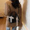 Bag 2025 New Trend Niche Design Simple Portable Messenger Bag Sweet Silk Scarf Shoulder Bag