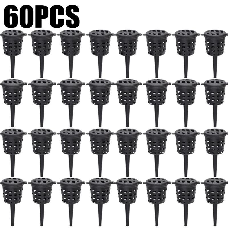 60/40/20 шт. Корзина для удобрений с крышкой, ящик для удобрений, удобная переносная часть, контейнер для удобрений для бонсай, садовые аксессуары