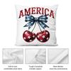 Happy th Anniversary Cushion Cover Soft Plush Fabric DoubleSided Printed Cushion Covers for All Seasons Modern Home Decor