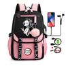 Anime Adults Large Capacity Backpack Bags Demon Slayer Nezuko Kawaii Cartoon School Bag forManga To Travel Daily Girls Bookbags
