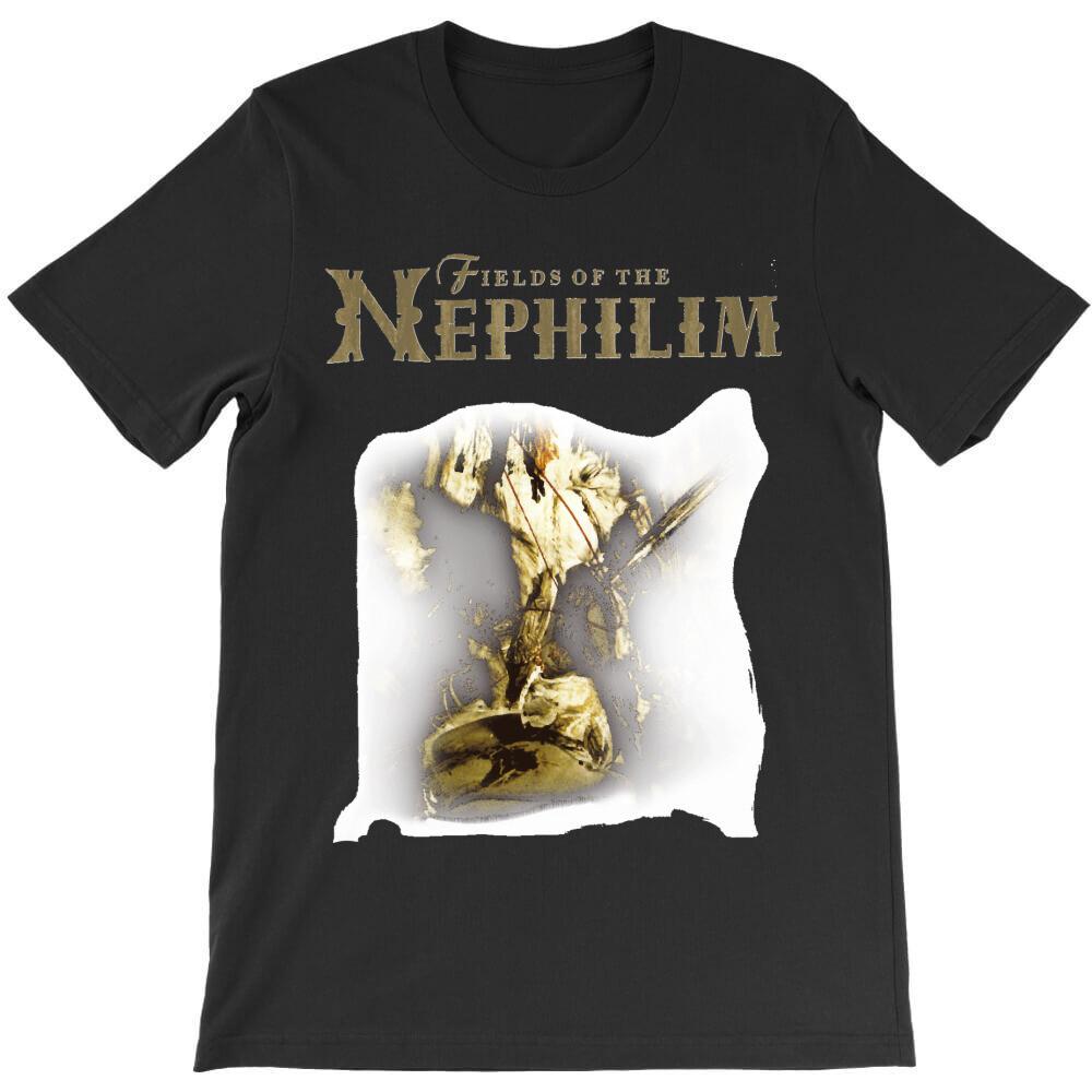 Fields of the Nephilim Тур Группа Футболка Группы Все Размеры от S до 5XL NE587 Унисекс Футболка