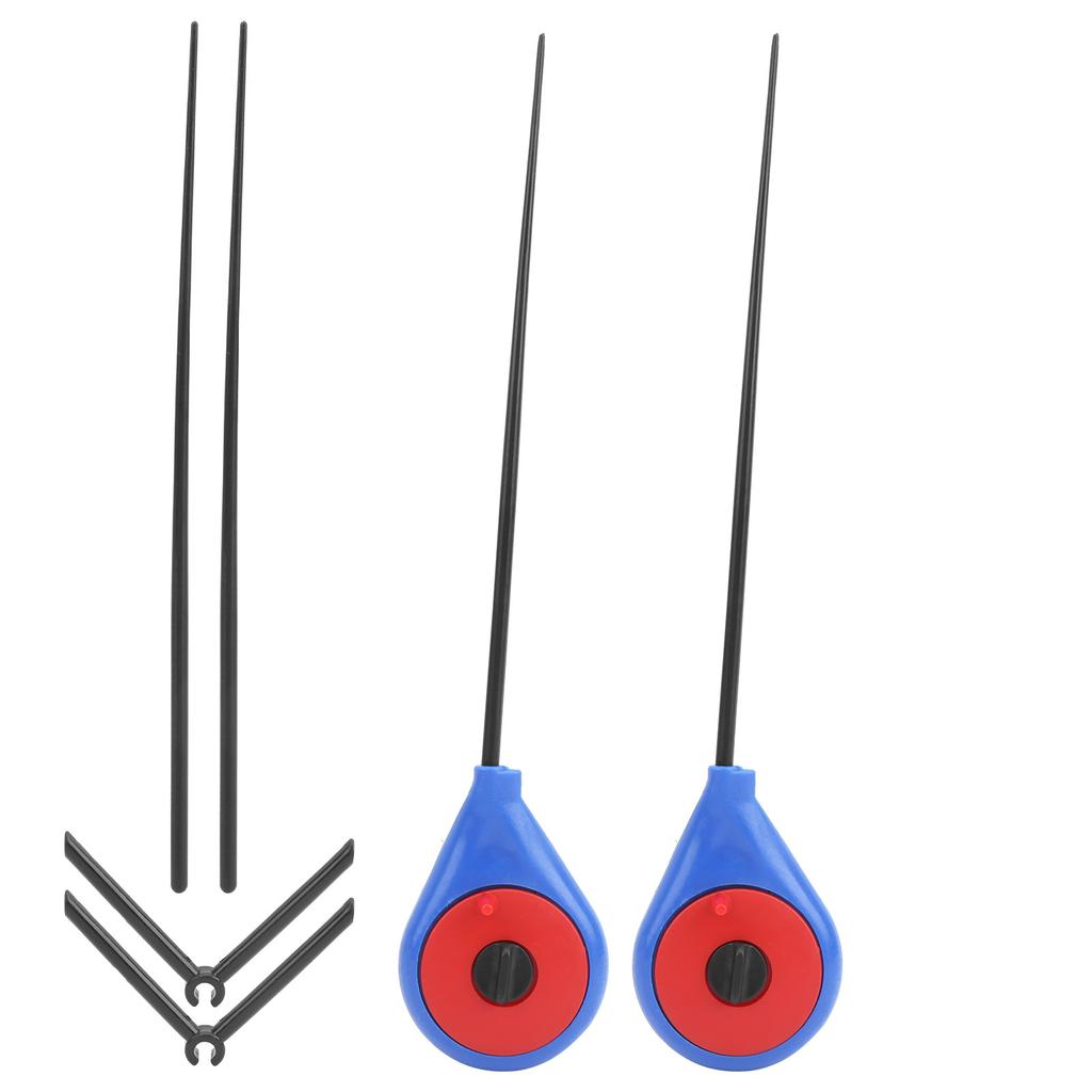 2 шт. Зимняя портативная мини-удочка для подледной рыбалки, простая удочка, набор аксессуаров для устройства, синий