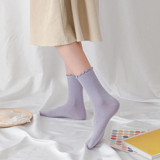 Женские зимние носки, шикарные гофрированные термодышащие носки