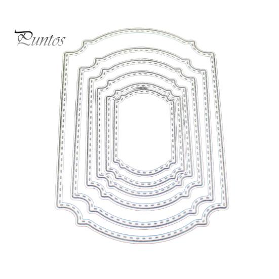Label Frame Metal Cutting Dies DIY Scrapbook Paper Cards Album Making Stencil