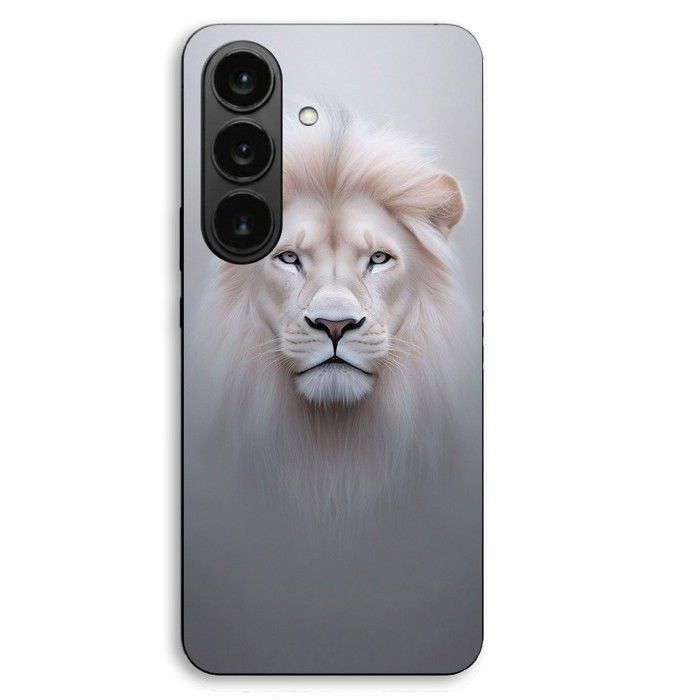 Coque de téléphone - MANIACASE - Samsung Galaxy S26 - Lion Blanc - Silicone TPU - Souple