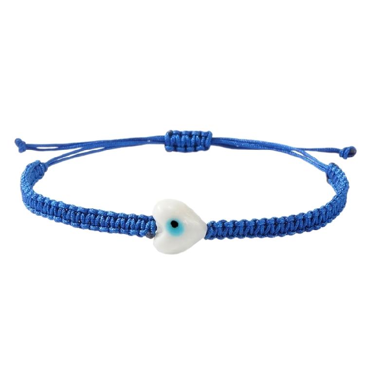Элегантный плетеный браслет из шнурка с символом духовного глаза, универсальное многослойное украшение для повседневных нарядов