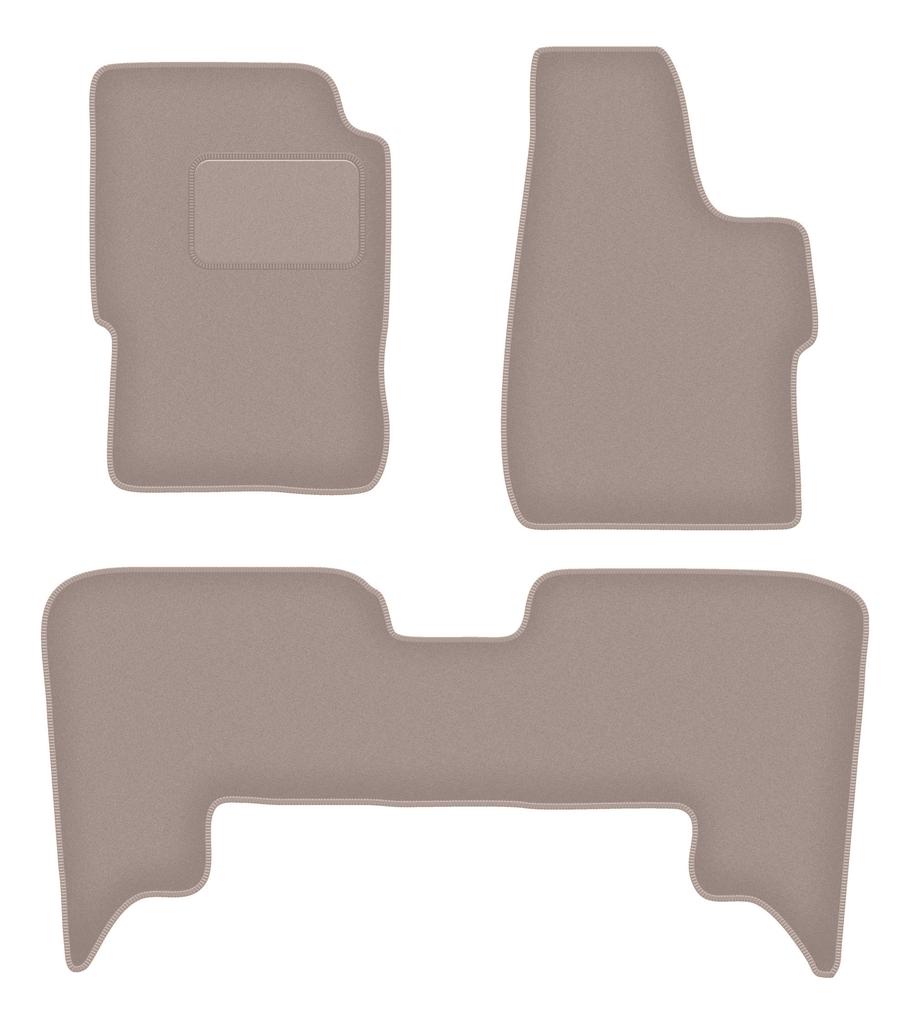 Beige velour floor mats for: Isuzu Trooper II SUV (1992-2002)
