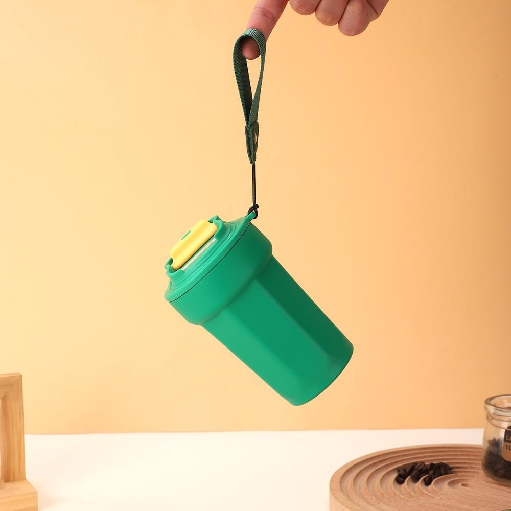 С крышкой восьмигранная кофейная чашка из нержавеющей стали спортивная чашка с вакуумной изоляцией для дома работы