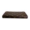 LOUIS VUITTON Monogram Zip Around Long Wallet purse Monogram canvas Brown M60017 Used