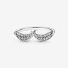 2022 Sparkling Leaves Rings 100 %925 Sterling Silver Ring For Women Engagement Anniversary Diy Jewelry