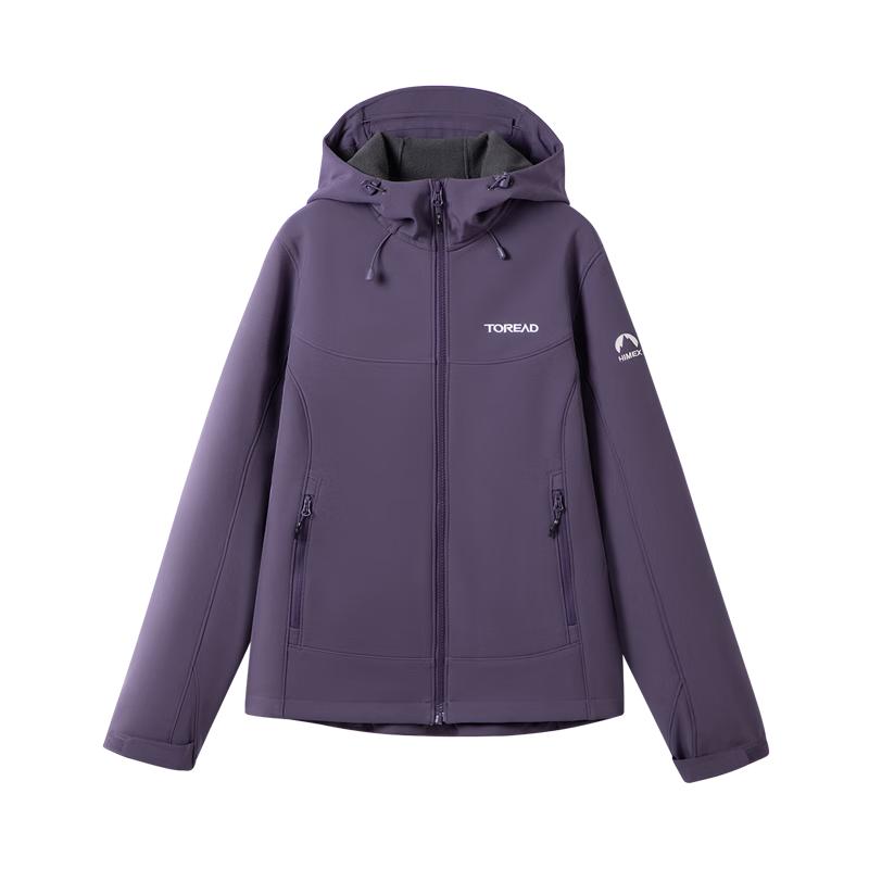 Toread Outdoor Windproof Fleece-Lined Softshell Jacket
