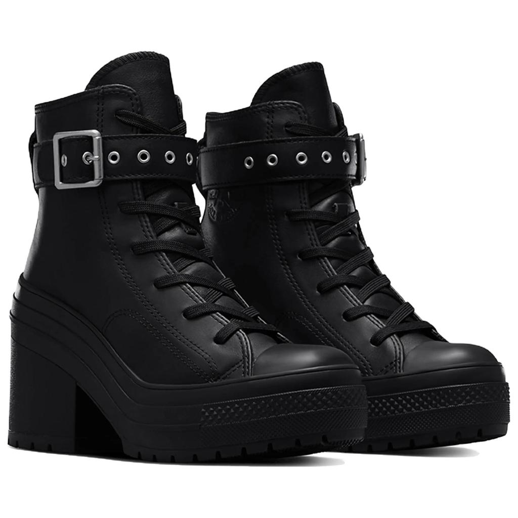 Converse Chuck 70 De Luxe Удобные Модные Массивные Каблуки Высокие Каблуки Женские Черные