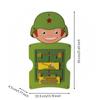 Wooden Wall Busy Board Cognitive Play Animal-Themed Learning