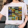Van Gogh Cat Van Gogh Cat Art Oil Painting Printed TShirt Unisex Clothes Summer Fashion Trendy Casual TShirt