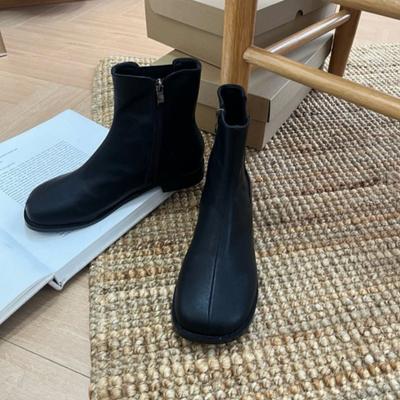 Осенние женские сапоги на платформе 2024 года, винтажные замшевые ковбойские сапоги, модные повседневные короткие сапоги для отдыха на открытом воздухе, женские туфли для вождения на плоской подошве, новые