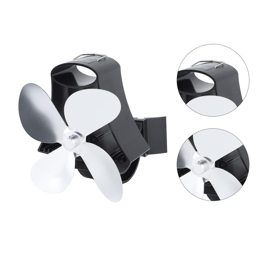 Трубный вентилятор для камина Магнитная установка Самогенерируемое электричество Настенный Тихий Безопасный 4