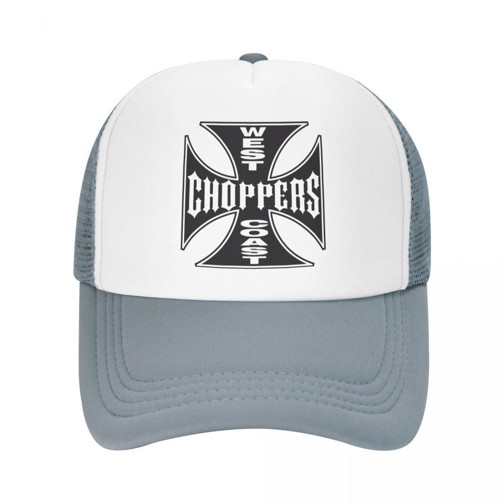 Personalized West Coast Iron Cross Choppers Baseball Cap Outdoor WoUnisex Unisex's Adjustable Trucker Hat Spring Snapback Caps