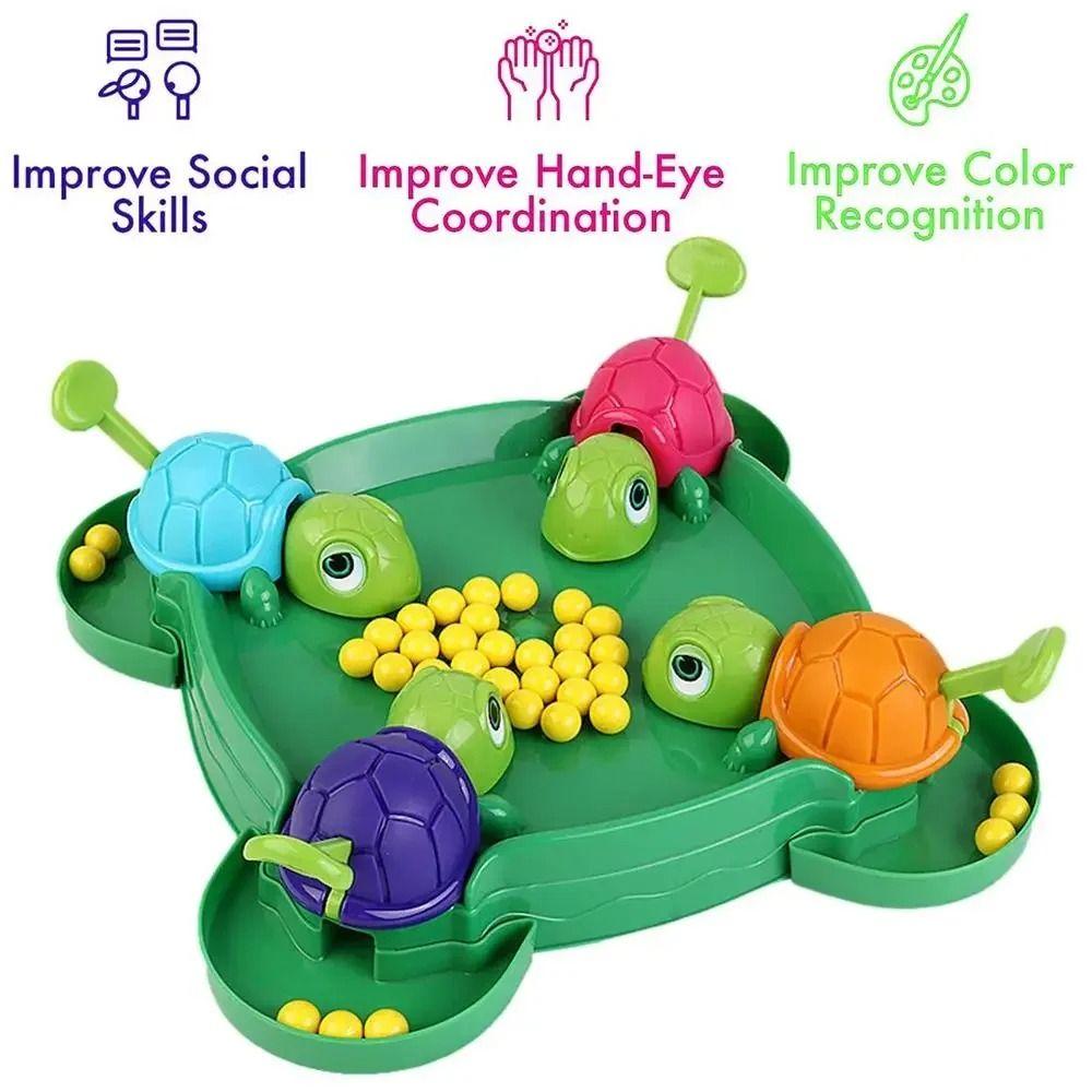 Learning Hungry Turtle Board Game Portable Puzzle Game Interactive Toys  Party Game