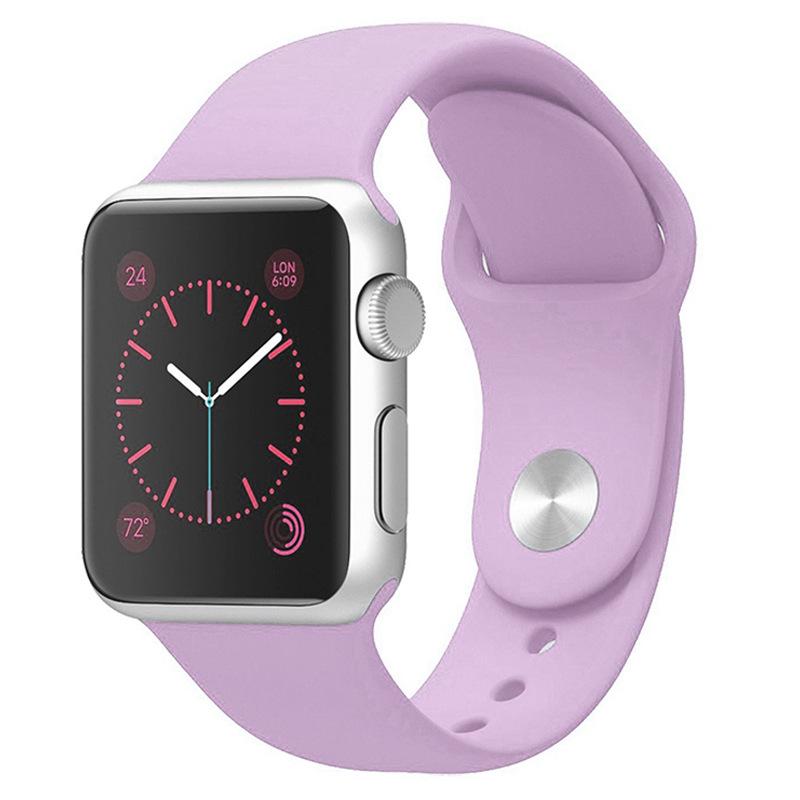 Силиконовый ремешок Apple для Apple Watch Series 1-9/SE, Классический спортивный ремешок
