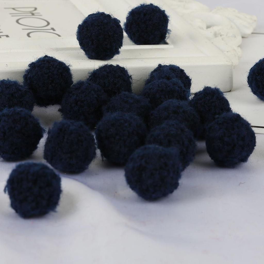 15/20mm Colorful Pompoms Dolls Garment Handmade Material Soft Fluffy Pom Poms Ball For DIY Kids Toys Accessorie