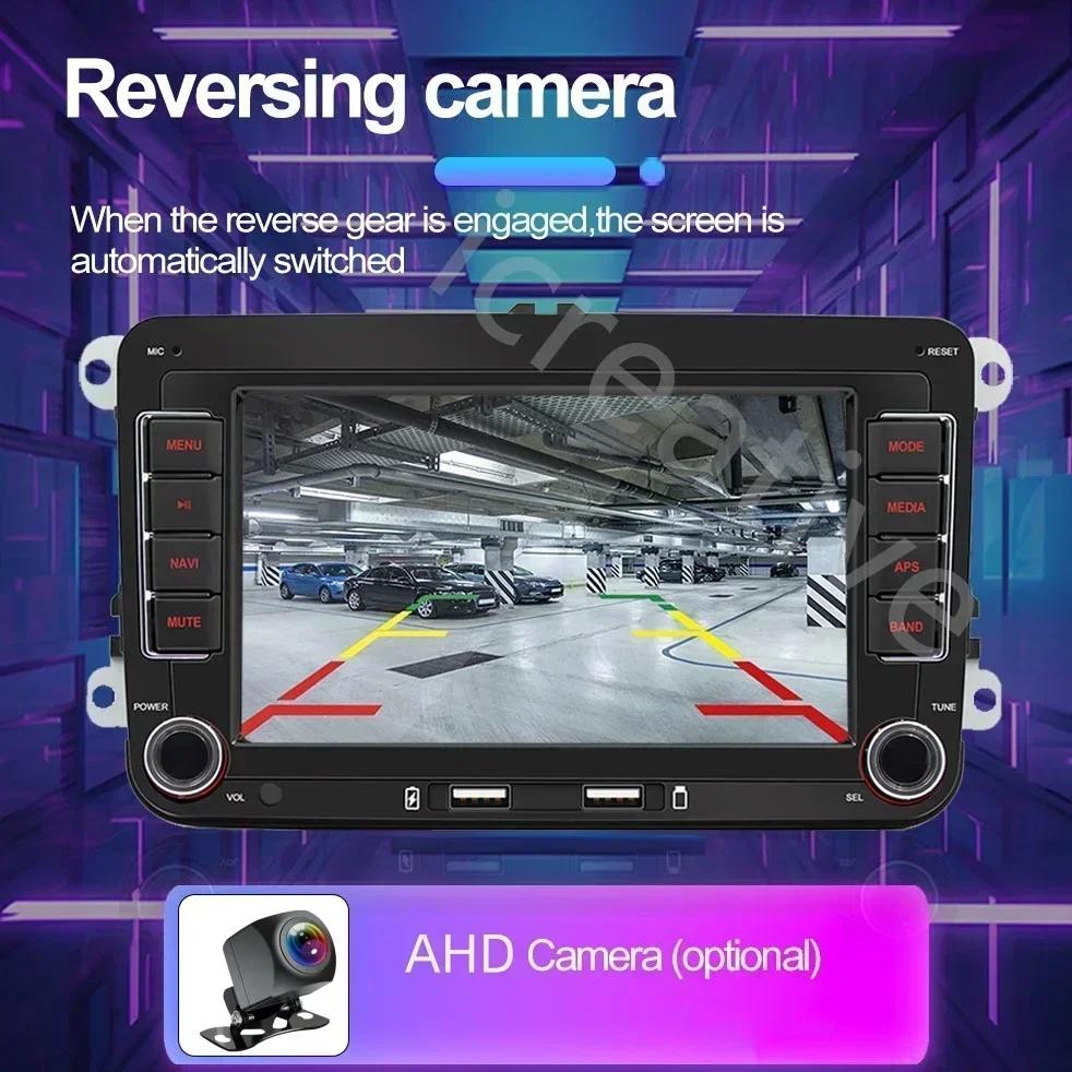 2 Din автомобильный мультимедийный проигрыватель для Volkswagen Golf 5 6 Polo Passat B6 B7 CC Skoda Jetta Wireless Carplay Android Auto GPS Car Radio