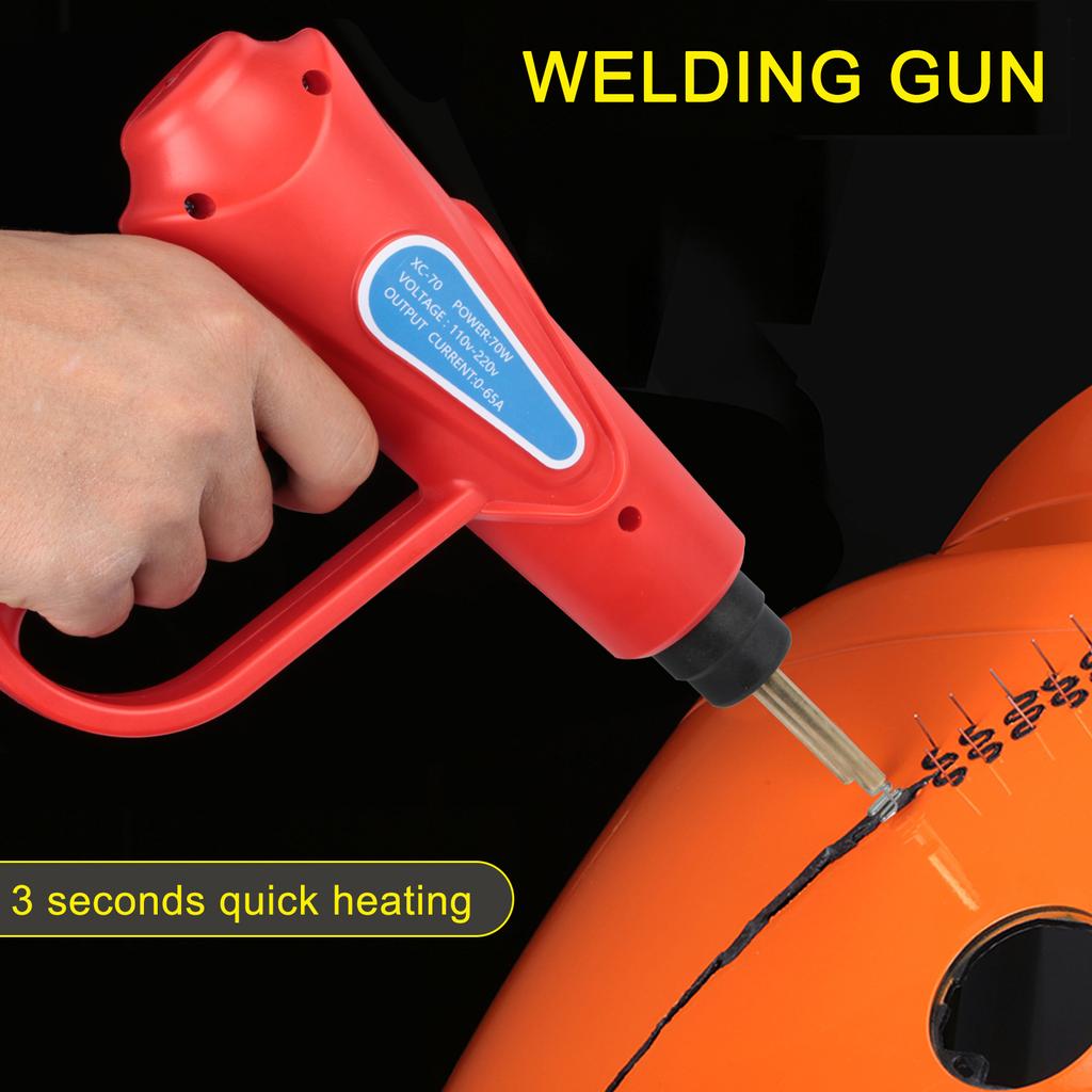70 Вт горячий степлер, пластиковый сварочный аппарат, комплект для ремонта автомобильного бампера, 4 типа, плоский/внешний угол/внутри
