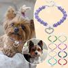 Cute Pet Jewelry Pearl Collar, 1 Piece Pet Pearl Collar For Small Pet Cat Dog Collar Dog Bone- Pendant Jewelry