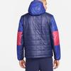 Nike Barcelona 21-22 Season Sports Casual Warm Hooded Cotton Jacket Men Jacket Navy-Blue DM0607-451