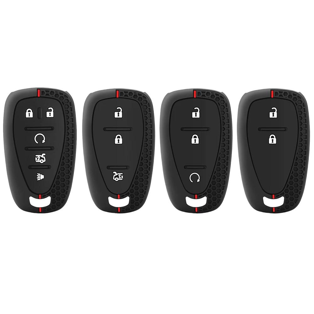 3 5 кнопок силиконовый чехол для автомобильного ключа чехол для Chevrolet Chevy Malibu Camaro Cruze Traverse Spark Equinox Sonic Volt Protect Shell
